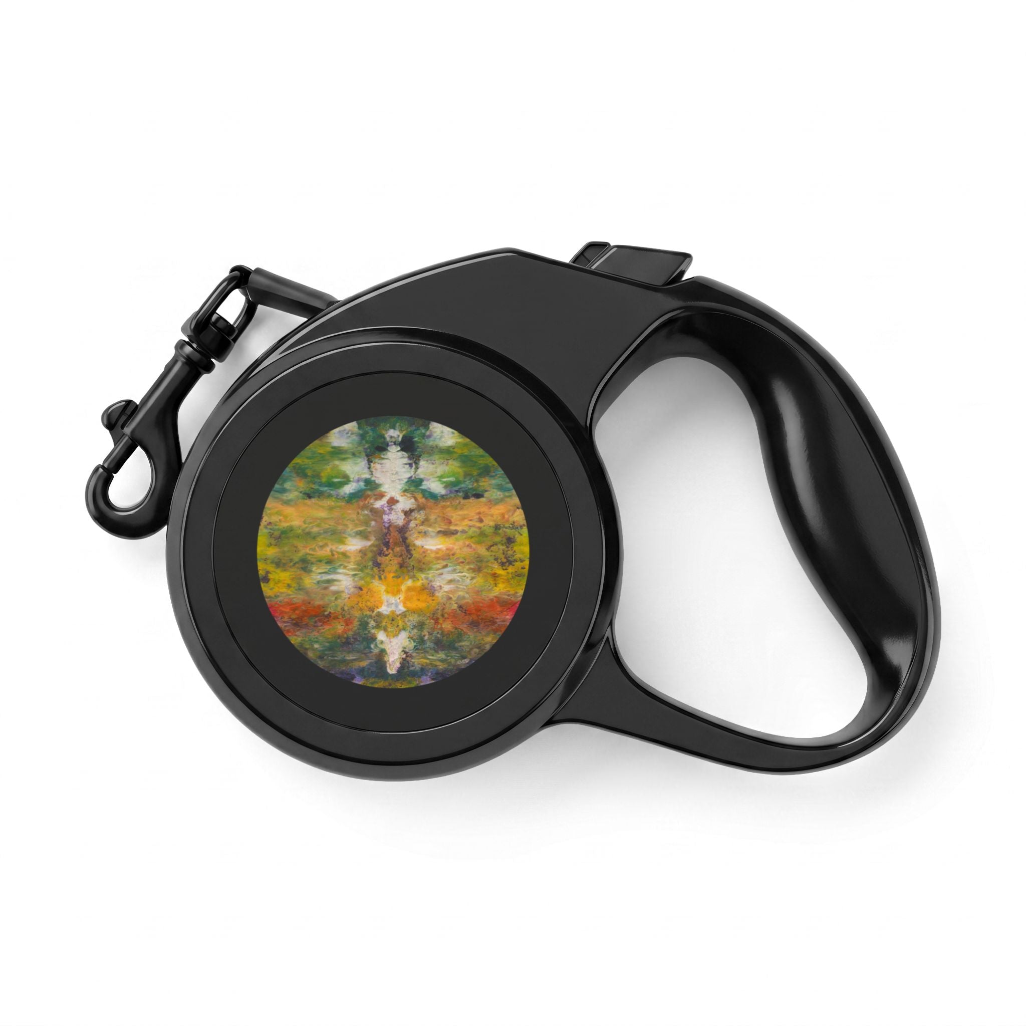 Retractable Pet Leash with Colorful Art — Durable Dog Leash for Daily Walks