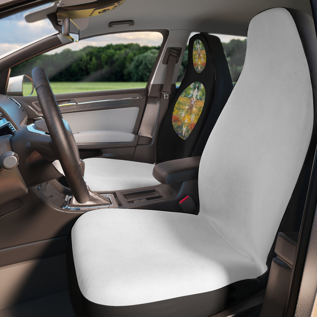 Polyester Car Seat Covers — Front Seat Protector Set