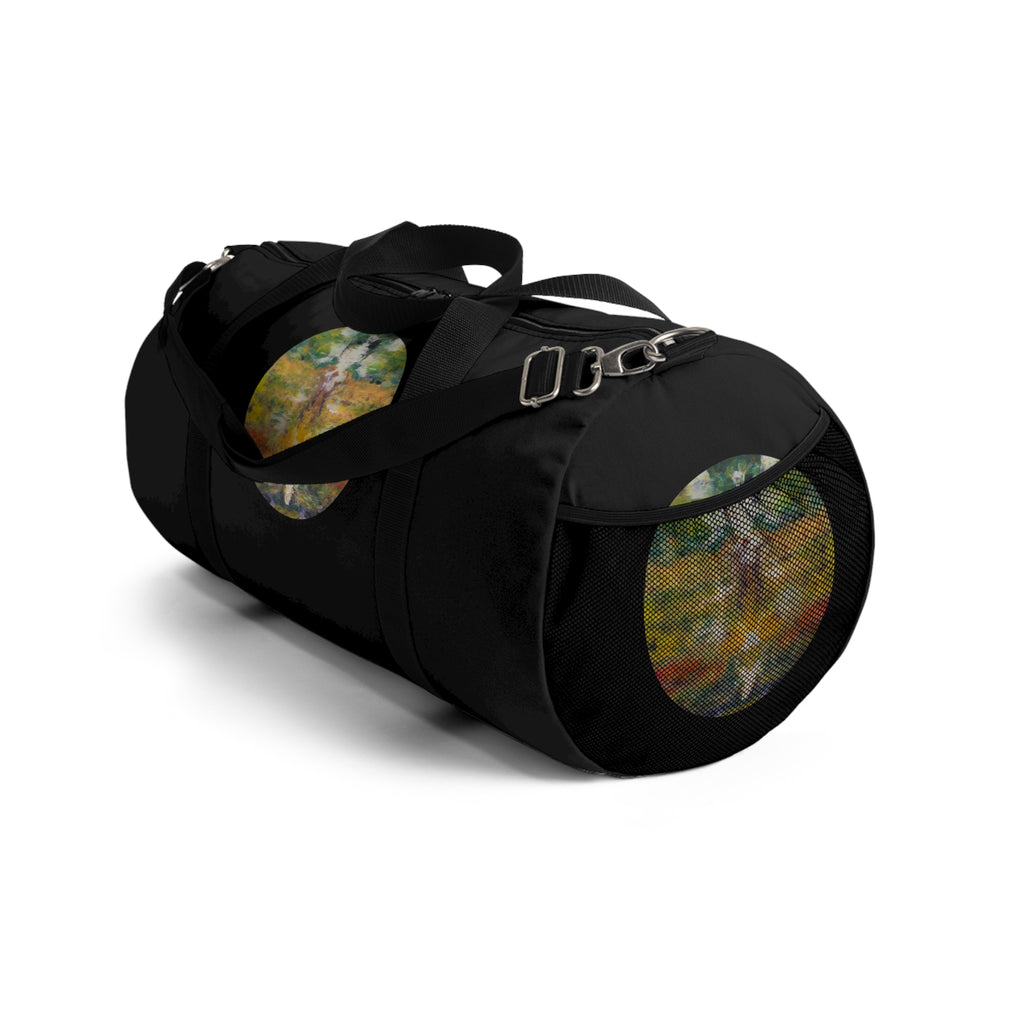 Duffel Bag — Boho Travel Gym Bag with Watercolor Design