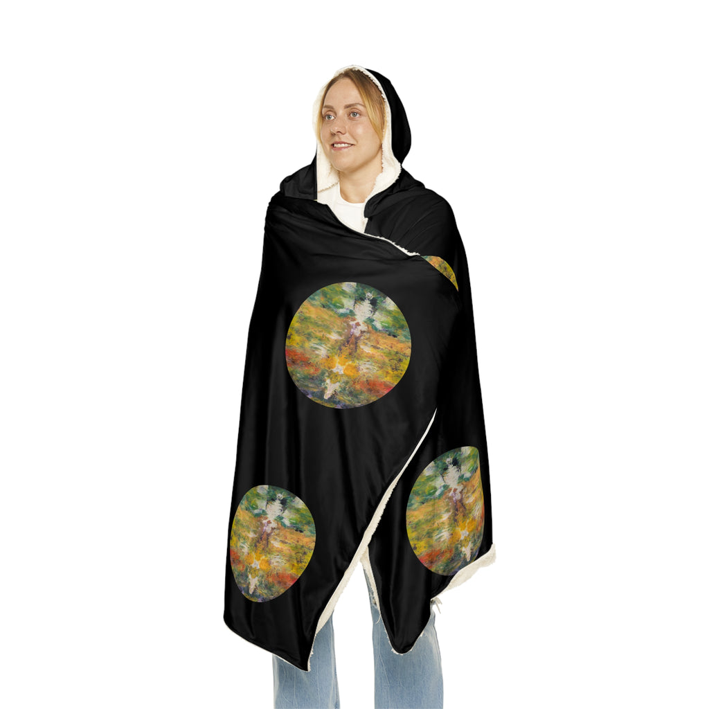 Hooded Blanket — Cozy Artistic Snuggle Throw