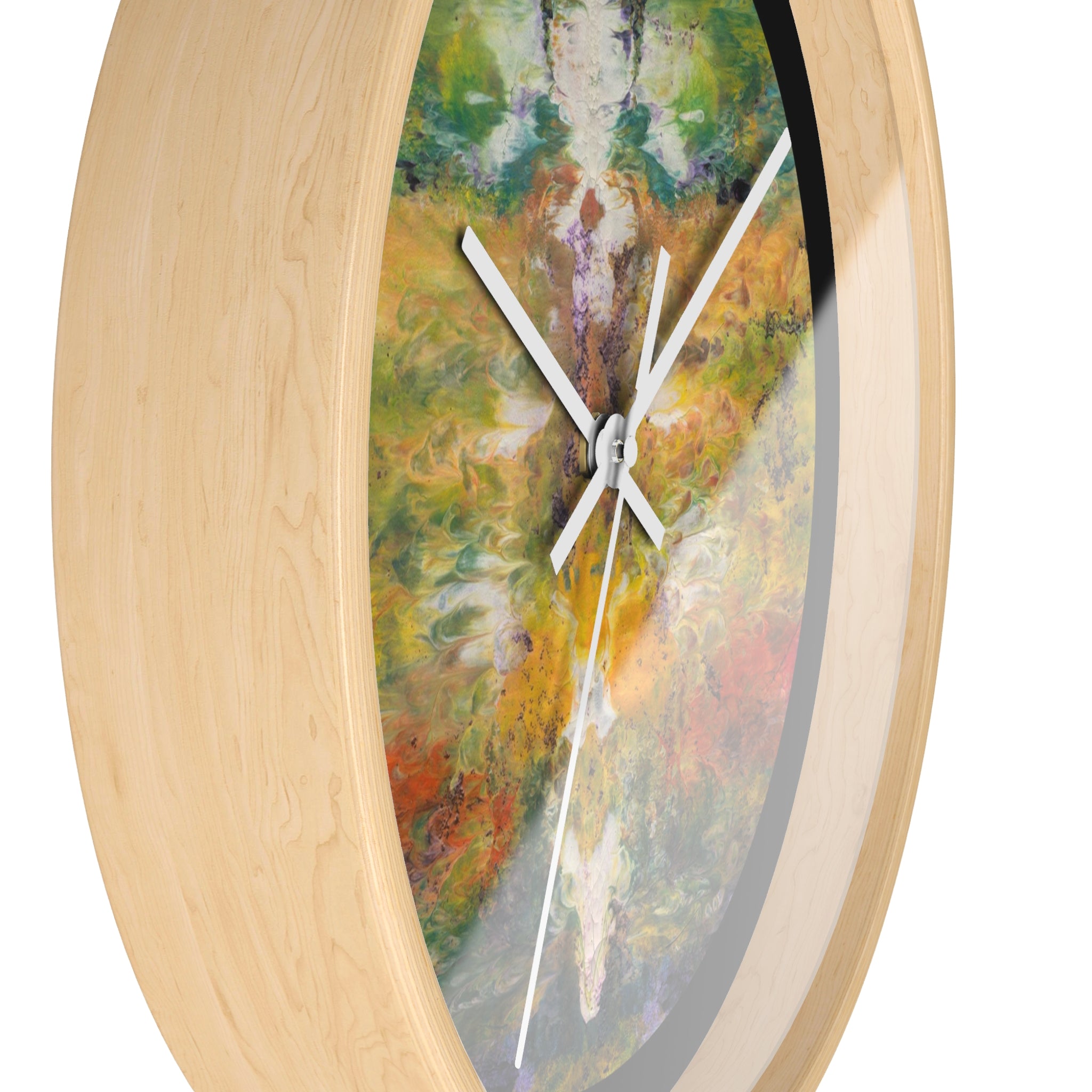 Watercolor Art Clock