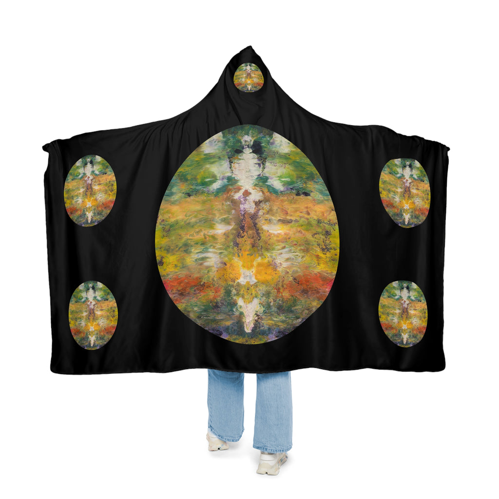 Hooded Blanket — Cozy Artistic Snuggle Throw