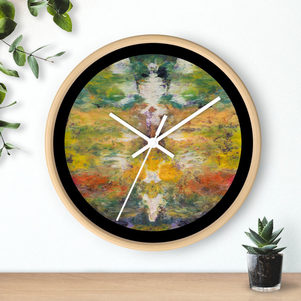 Watercolor Art Clock