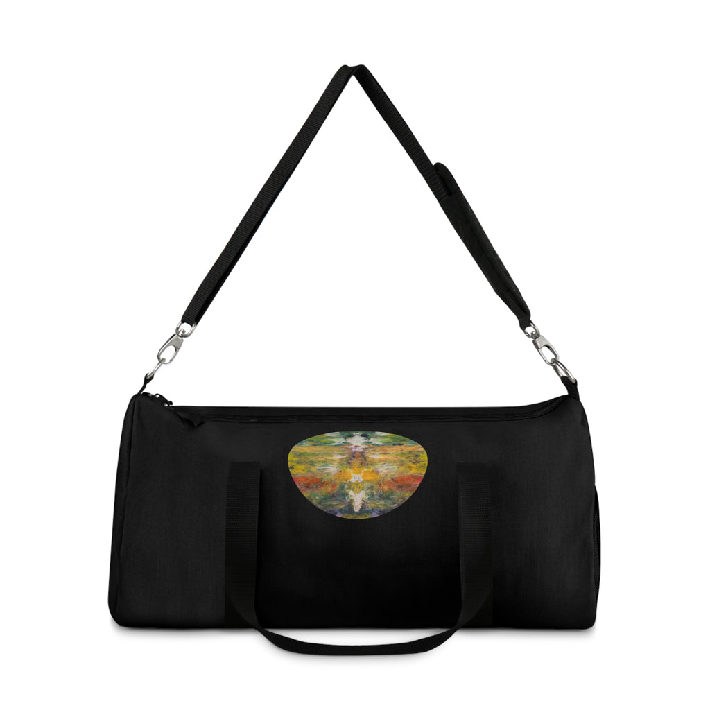 Duffel Bag — Boho Travel Gym Bag with Watercolor Design