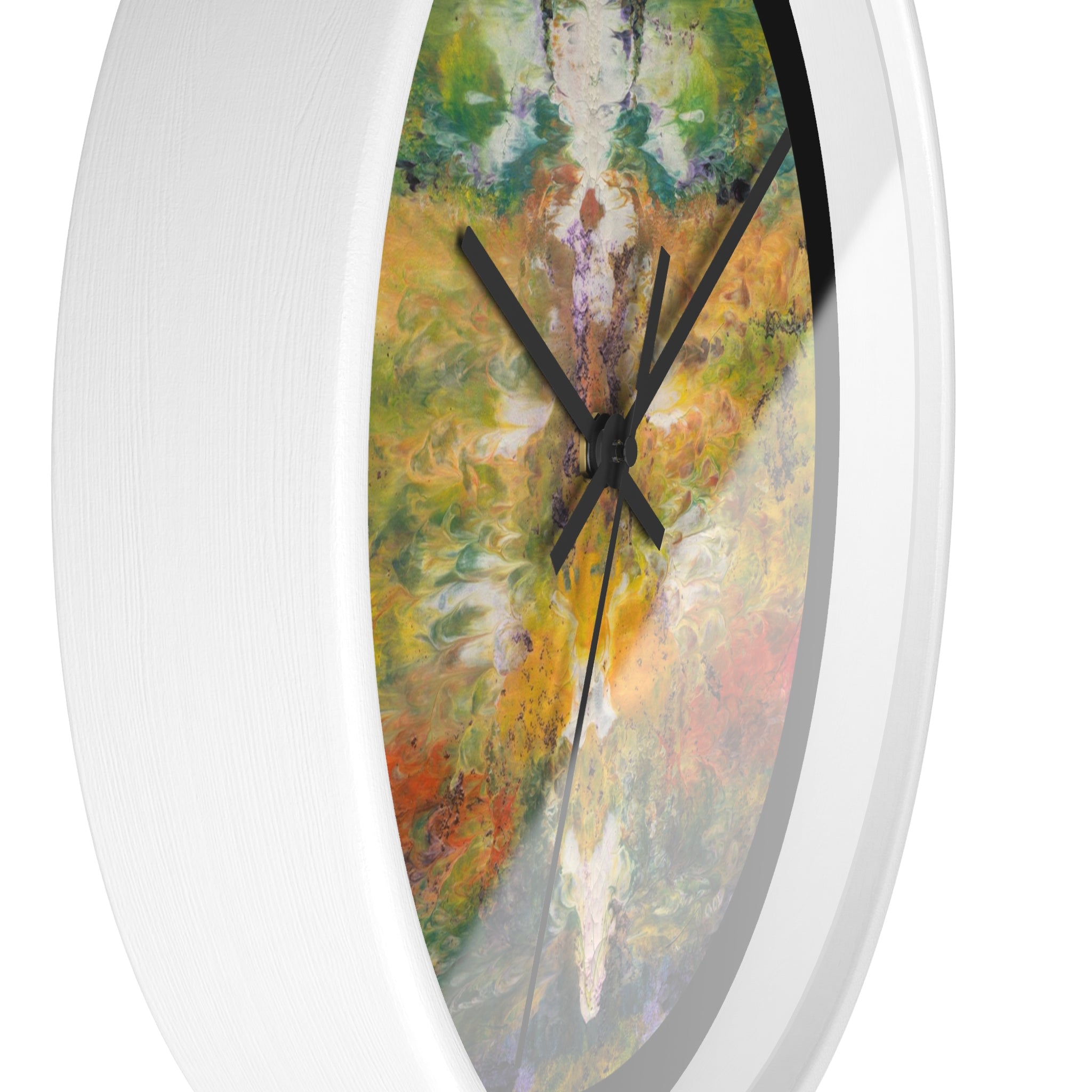 Watercolor Art Clock